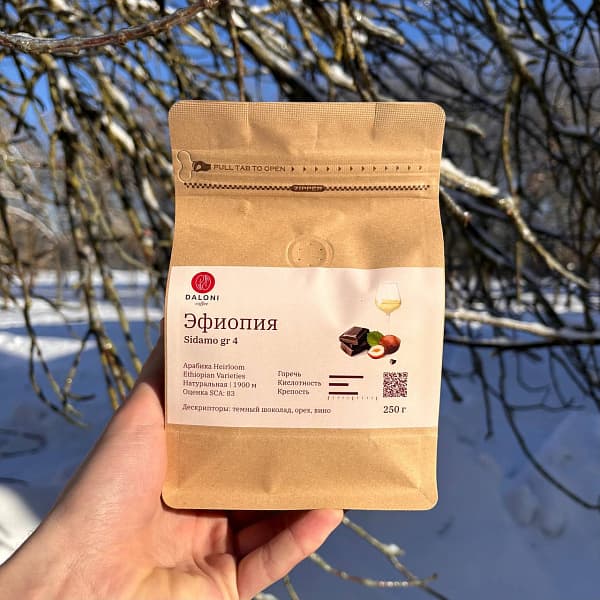Sidamo 4 — кофе от Daloni, Эфиопия