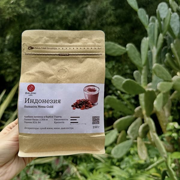 Sumatra Mena Gold — кофе от Daloni, Индонезия