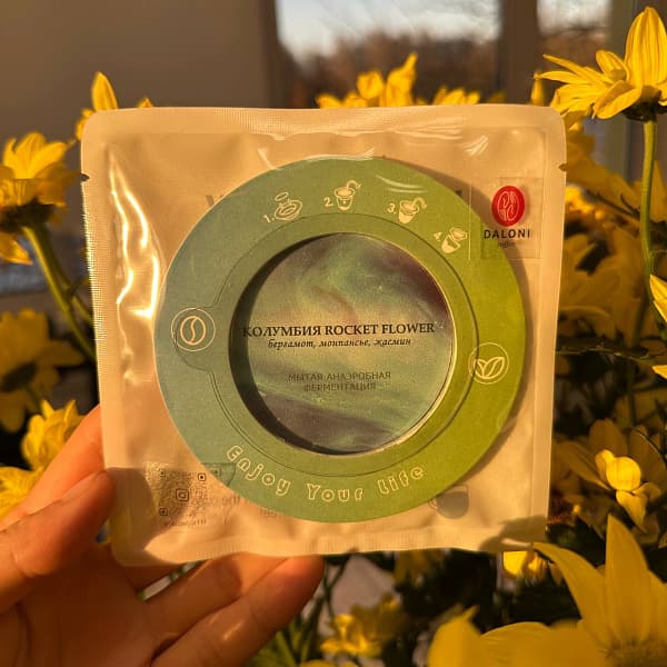 Космический дрип Колумбия Rocket Flower — кофе от Daloni, Колумбия