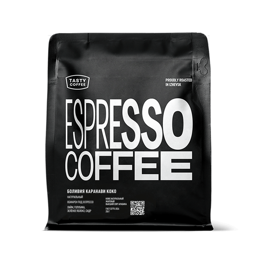 Боливия Каранави Коко — кофе от Tasty Coffee, Боливия