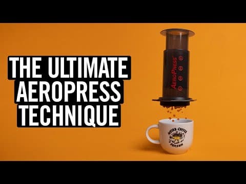 Фирменный рецепт AeroPress от James Hoffmann