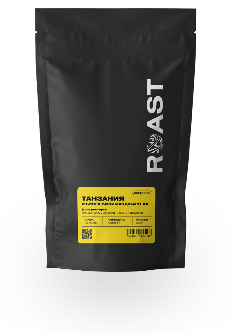 Мбинга Килиманджаро АА — кофе от ROAST, Танзания