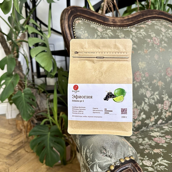 Sidamo 2 — кофе от Daloni, Эфиопия