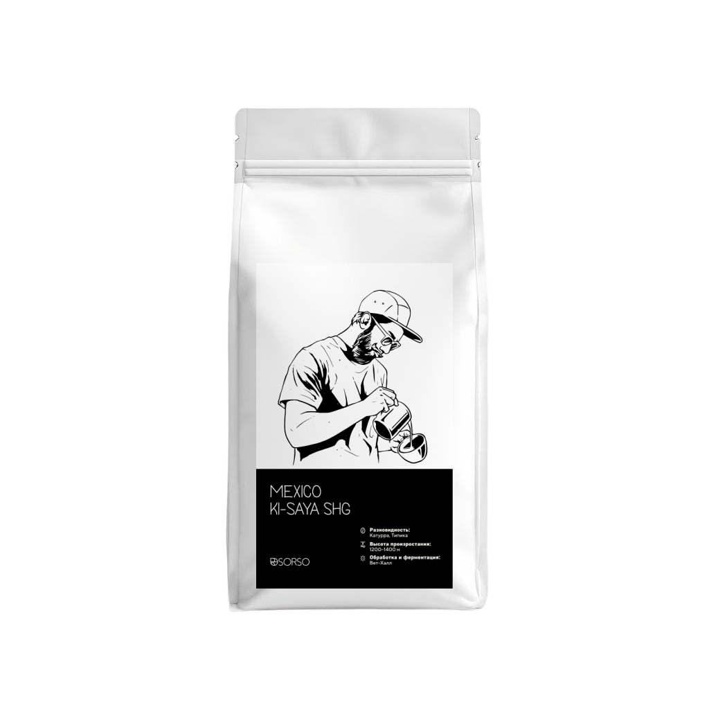 Кофе SORSO Мексика Ки-Сайя СХГ (В зернах) — кофе от Sorso, Мексика