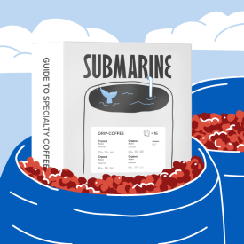 Микс дрип-пакетов кофе 16 шт — Ферментация — кофе от Submarine, Бразилия