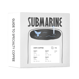 Микс дрип-пакетов кофе 16 шт (drip-mix) — кофе от Submarine, Бразилия
